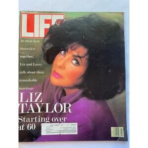 LIFE Magazine February 1992, Liz Taylor,Hostage Terry Anderson,Olympic Ice Skate